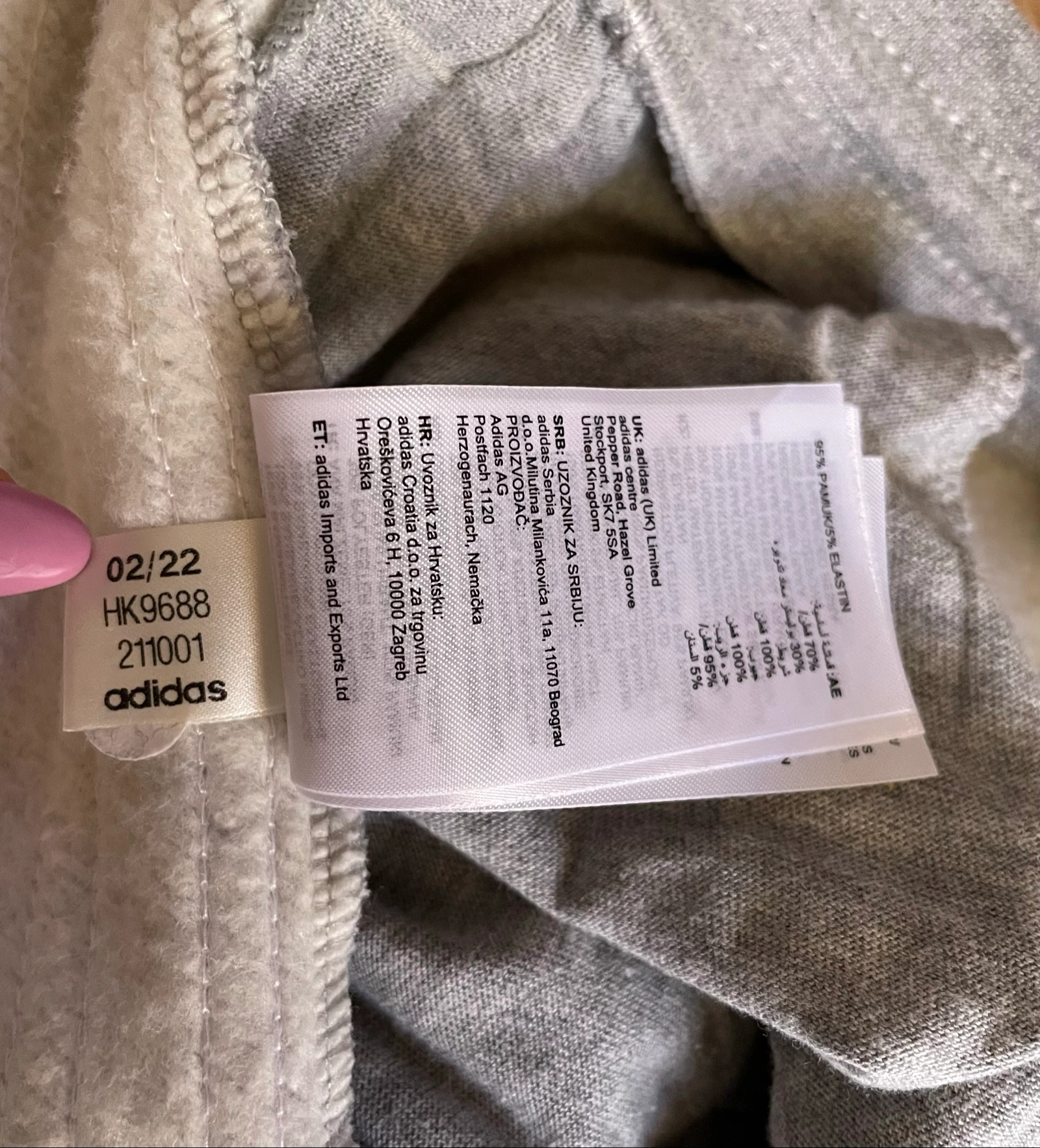 Calça cinza algodão Adidas Originals – photo 14